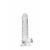 REALROCK - skaidrus realistiškas dildo - skaidrus (17cm) 