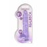 REALROCK - permatomas realistiškas dildo - violetinis (22 cm) 