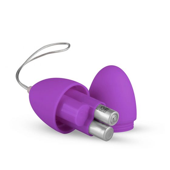 Easytoys - 7 ritmų radijo bangomis valdomas vibro kiaušinis (violetinė)
