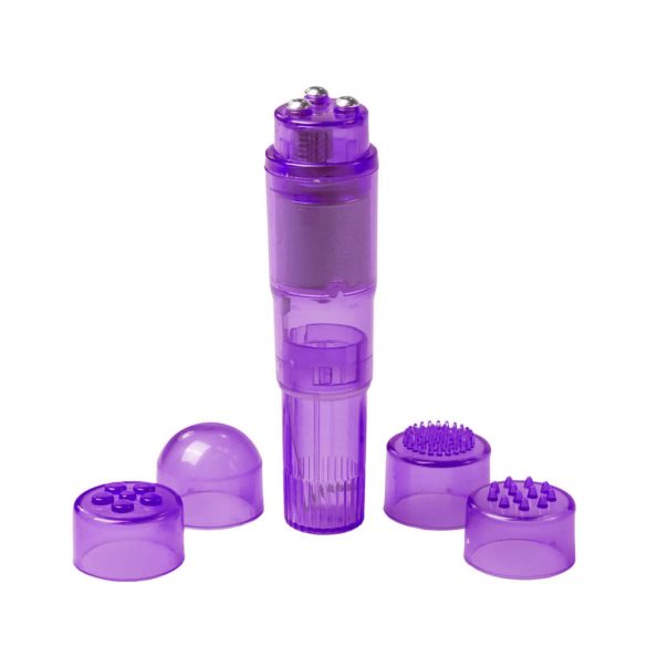 Easytoys Kišeninis Raketa - violetinis vibratoriaus rinkinys (5 dalių) 