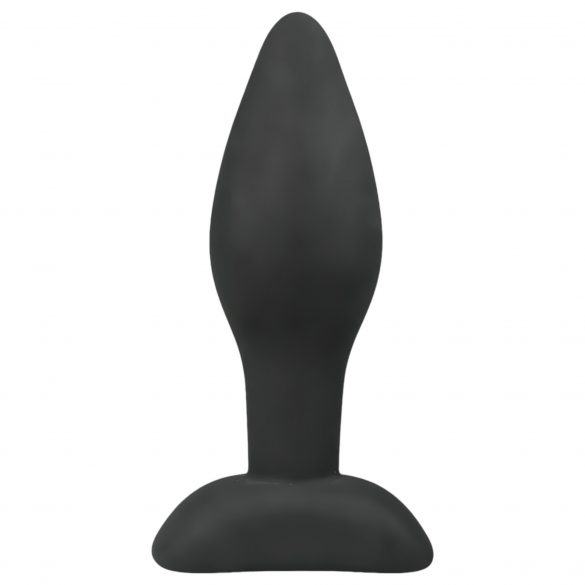 Easytoys - Mažas silikoninis analinis dildo (juodas) 