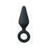 Easytoys Pointy Plug S - analinis dintikas (juodas) - mažas 