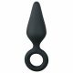 Easytoys Pointy Plug S - analinis dintikas (juodas) - mažas 