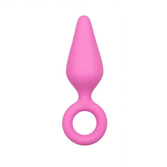 Easytoys Pointy Plug S - mažas (rožinis) analinis dildo