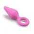 Easytoys Pointy Plug S - mažas (rožinis) analinis dildo 