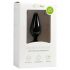 Easytoys Pointy Plug - analinis kaištis su rankena - vidutinis (juodas)