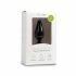 Easytoys Pointy Plug - analinis dildo su žiedu laikymui - vidutinis (juodas)