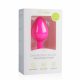 Easytoys Diamond - balto akmenuko analinis dildo (vidutinio dydžio) - rožinis 