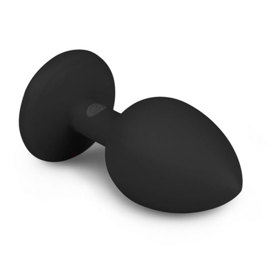 Easytoys Dyglys - baltasis akmenėlis analinis kaištis (mažas) - juodas