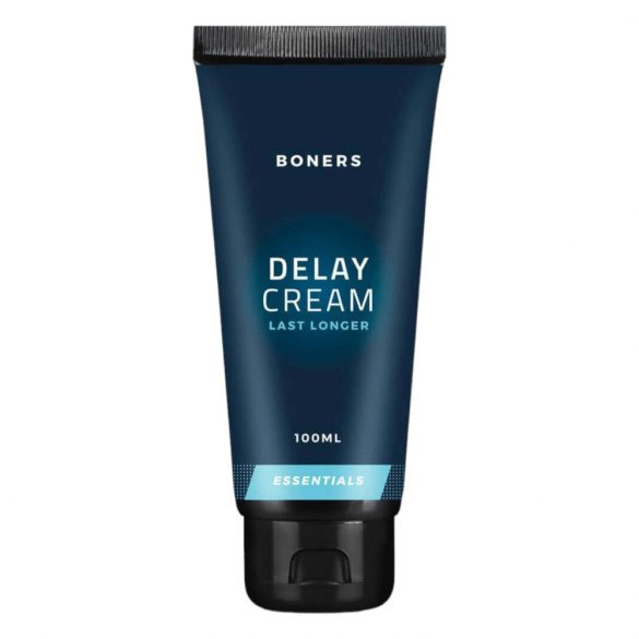 Boners Essentials Delay - ejakuliacijos atidėjimo kremas vyrams (100ml) 