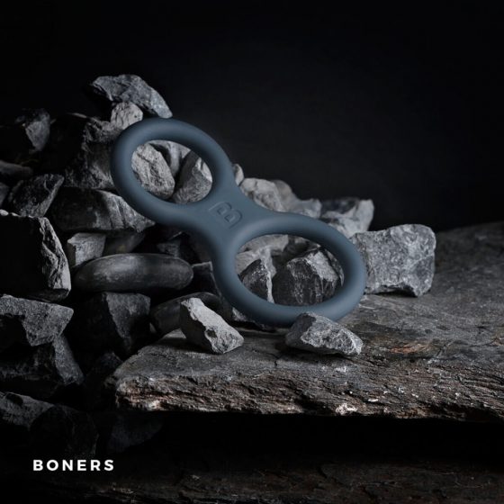 Boners Classic - penio ir sėklidžių žiedas (pilkas)