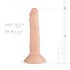 Real Fantasy Blane - natūralios išvaizdos dildo - 20cm 