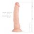 Real Fantasy Dylan - natūralaus pojūčio dildo - 23 cm 