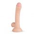 Real Fantasy Vince - dildo su kapšeliu ir apyvarpė - 19,5 cm (natūralus)