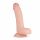 Real Fantasy Cliff - realistiškas dildo su sėklidėmis - 22cm (natūrali spalva) 