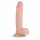 Realus Fantazija Glynn - realistinis dildo su sėklidėmis - 25cm (natūralus) 