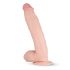 Real Fantasy Dwane - natūralistiškas didelis dildo su sėklidėmis - 31cm (natūrali spalva) 