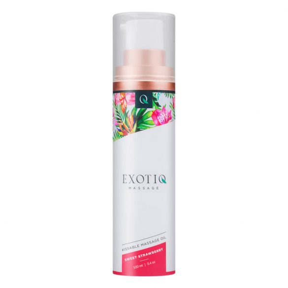 Exotiq - kvapnus masažo aliejus - braškė (100ml) 