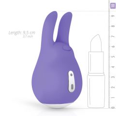   Good Vibes Tedy -  daugkartinio naudojimo triušio formos klitorio vibratorius (violetinis)
