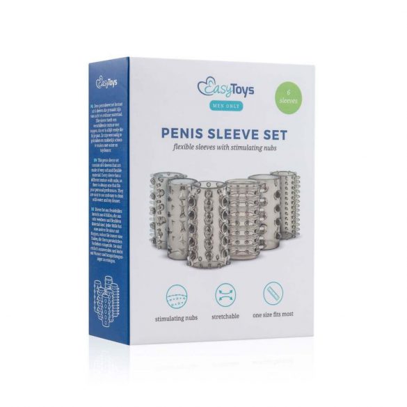 Easytoys Penio Movos Rankovės Rinkinys - Dūminis (6vnt) 