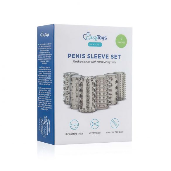 Easytoys Penio Movos Rankovės Rinkinys - Dūminis (6vnt) 