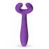 Easytoys Couple - įkraunamas, vandeniui atsparus porų vibratorius (violetinis) 