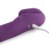 Easytoys - akumuliatorinis, be dirželio prijungiamas vibratorius (violetinis) 