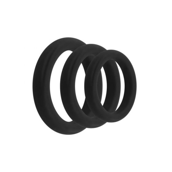 Easytoys Explore Ring - juodos penio žiedų rinkinys (3 dalių)