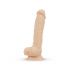 Real Fantasy Ashton - sėklidėmis, tikroviškas dildo - 20,5cm (natūralus) 