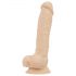 „Real Fantasy Ashton“ – sėklidėmis, tikroviškas dildo – 20,5 cm (natūralus)