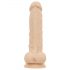 „Real Fantasy Ashton“ – sėklidėmis, tikroviškas dildo – 20,5 cm (natūralus)