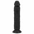 Easytoys - tikroviška dildo - 17,5 cm (juoda)