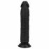 Easytoys - tikroviška dildo - 17,5 cm (juoda)