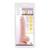 Ponas Dixx 7.6 - siurbtuku pritvirtinamas dildo su sėklidėmis - natūralus (19,5cm) 