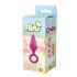 Flirts Pull Plug - maža analinė dildo (rožinė) 