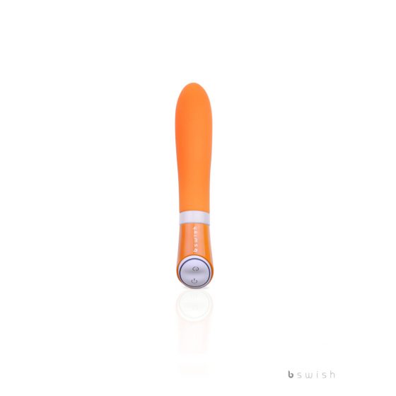 B SWISH Bgood Deluxe - silikoninis lazdelės vibratorius (oranžinis)