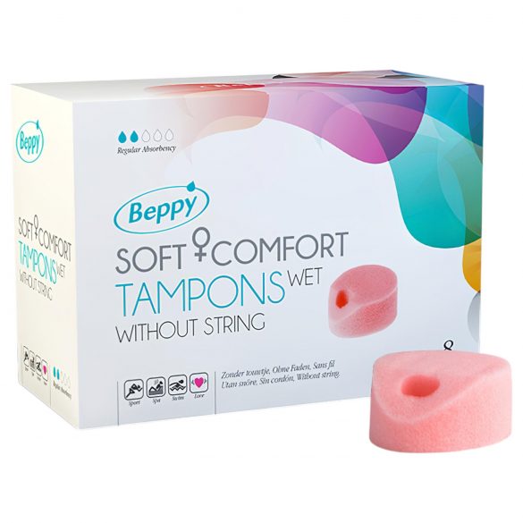 Beppy - drėgnas tamponas (8 vnt.)