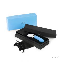 LELO Gigi 2 - silikoninis G-taško vibratorius (mėlynas)