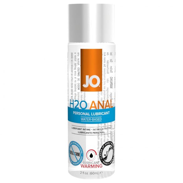 JO H2O Anal Šildantis - šildantis vandenensis analinis lubrikantas (60ml) 