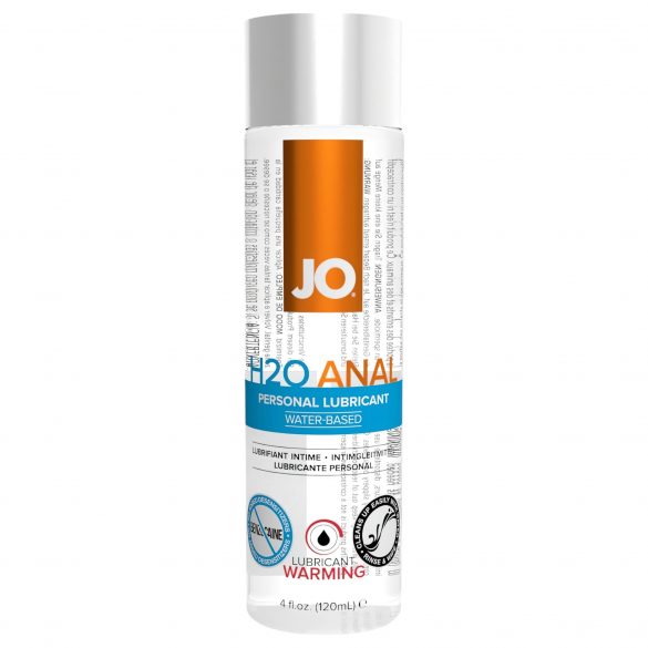 JO H2O Anal Warming - šildantis vandens pagrindo analinis lubrikantas (120ml) 