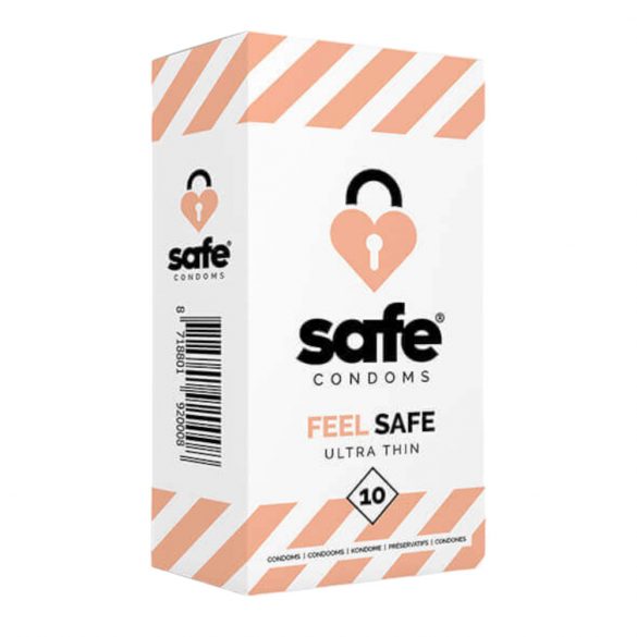 SAFE Feel Safe - plonas prezervatyvas (10vnt) 