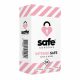 SAFE Intense Safe - su grioveliais ir taškeliais prezervatyvas (10 vnt)