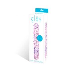   GLAS Nr. 94 - mažųjų rutuliukų stiklinis dildo (rožinis)