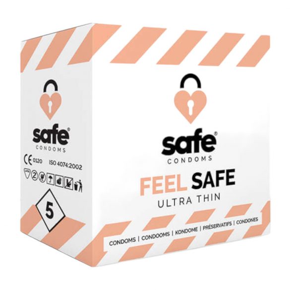 SAFE Feel Safe - plonas prezervatyvas (5 vnt) 