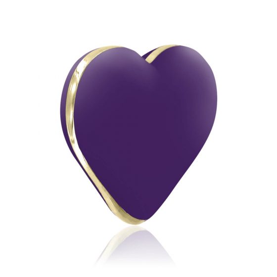 RS Icons Širdelės formos įkraunamas klitorinis vibratorius (violetinis)