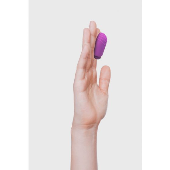 B SWISH Pagrindinis - silikoninis piršto vibratoriaus (violetinis)