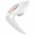 Satisfyer Pro 4 Poroms - akumuliatorinis oro bangų poros vibratorius (baltas) 