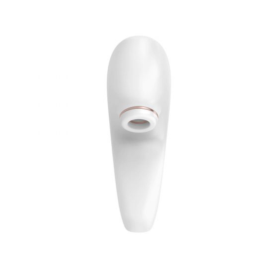 Satisfyer Pro 4 Poroms - akumuliatorinis oro bangų poros vibratorius (baltas)