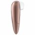 Satisfyer 1 Numeris Vienas - vandeniui atsparus oro bangų klitorio stimulatorius (rudas) 