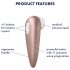 Satisfyer 1 Numeris Vienas - klitorio stimuliatorius (ruda)